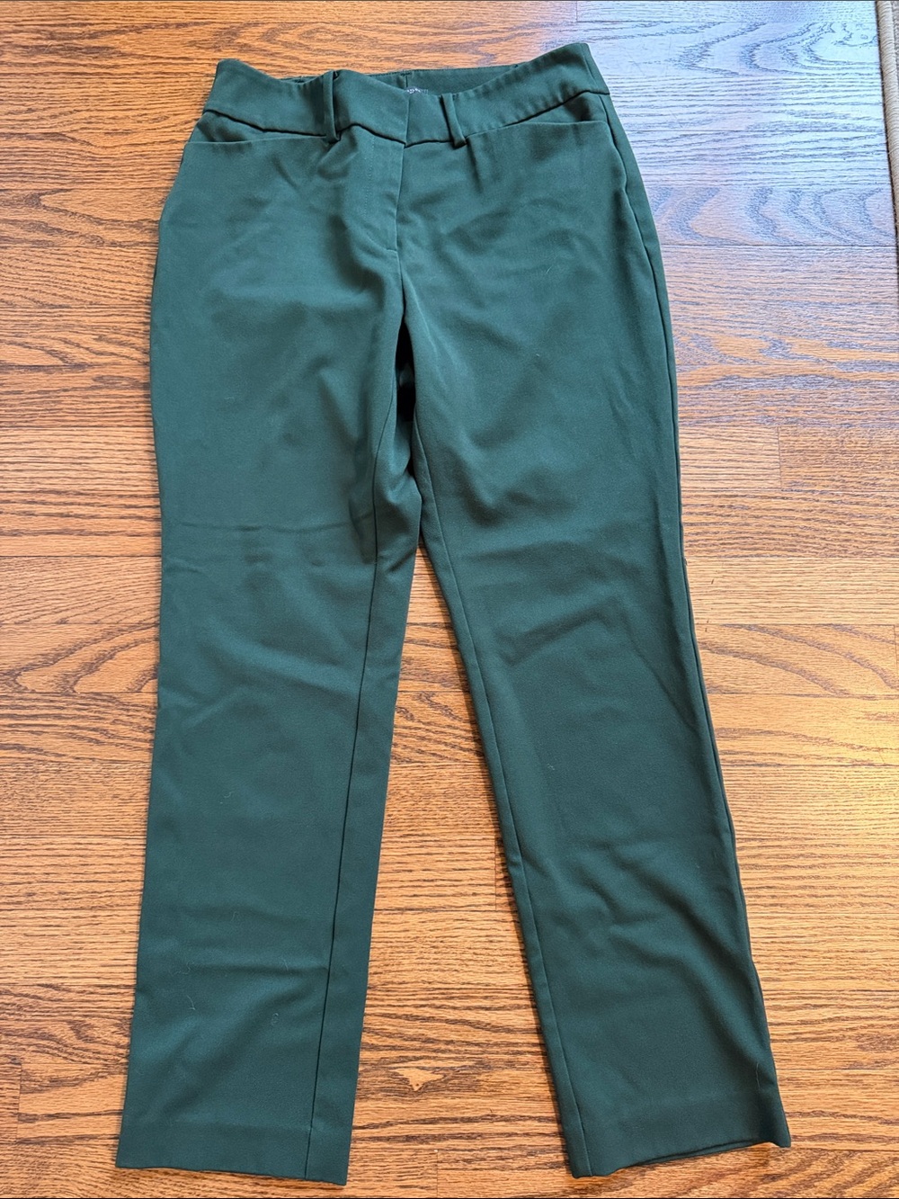 Ann Taylor Women's Dark Green Straight Leg Pants